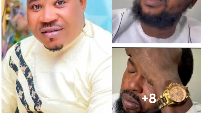Mixed Reactions Trail Video Of Actor Kolawole Ajeyemi Weeping While Mourning Murphy Afolabi’s Demise