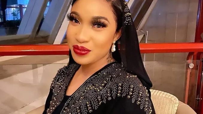 Tonto Dikeh Claims Sam Larry Attempted to Sneak into Nigeria