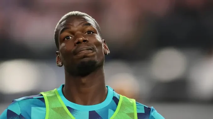 Previous Man.United star, Paul Pogba 'is prohibited from football for 4-years' for doping