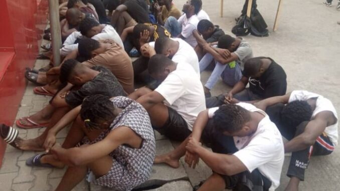 37 Accused Yahoo Yahoo Boys Are Arrested by the Economic and Financial Crimes Commission (EFCC) (See Photo)
